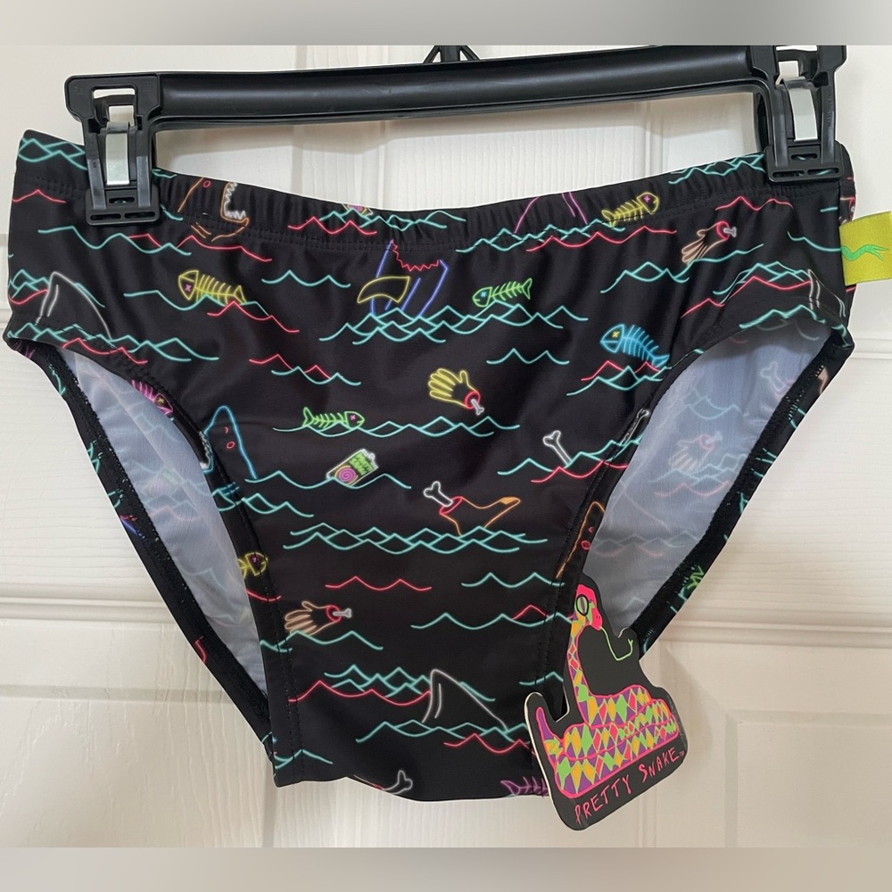 Pretty Snake Swim Brief. Size: Small